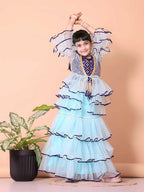 High Demand Lehenga & Crop Top with Jacket Set
