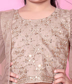 Girls Net Lehenga Choli Embroidered Party Wear Ethnic Dress Kids Wedding