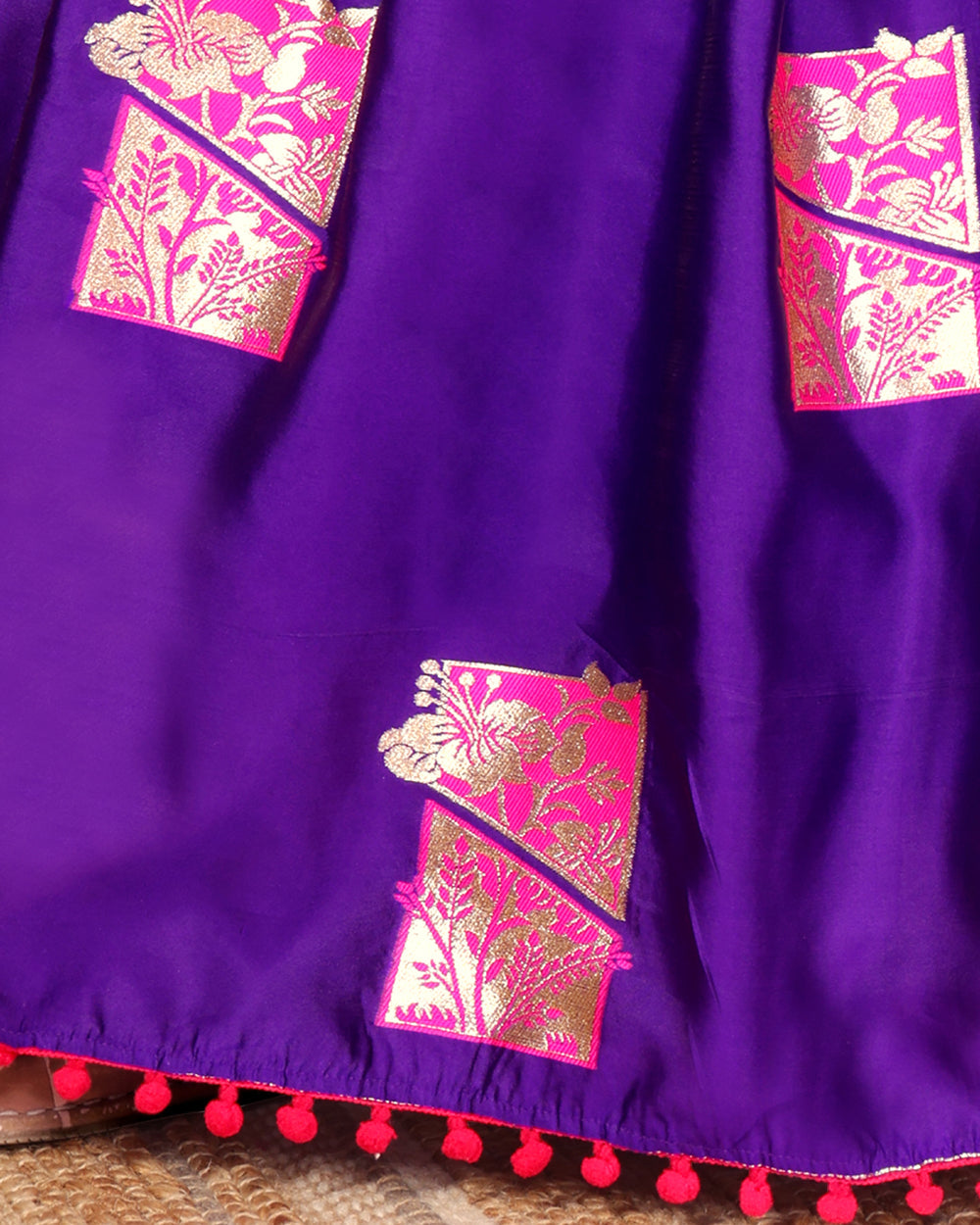 Girls Silk Lehenga Choli Set with Dupatta – Designer Festive Ethnic Wear for Kids Wedding, Party & Navratri Outfit
