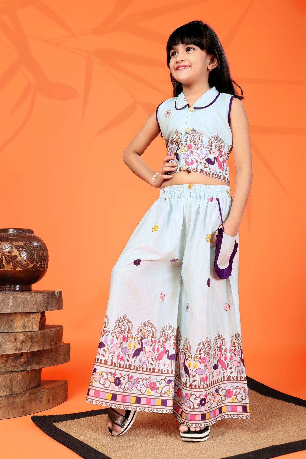Girls Festive & Party Kurta and Palazzo Set – Ethnic Wear