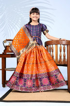 Baby Girls Lehenga Choli Ethnic Wear, Embellished Lehenga Choli