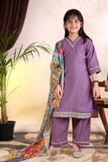 Girls Kurta Palazzo Set with Printed Dupatta – Kids Ethnic Wear Suit | Festive & Party Wear Dress for Girls