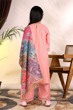 Girls Kurta Palazzo Set with Printed Dupatta – Kids Ethnic Wear Suit | Festive & Party Wear Dress for Girls