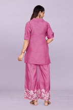 Women’s Premium Embroidered Co-Ord Set with Palazzo Pants | Ethnic Party Wear for Women
