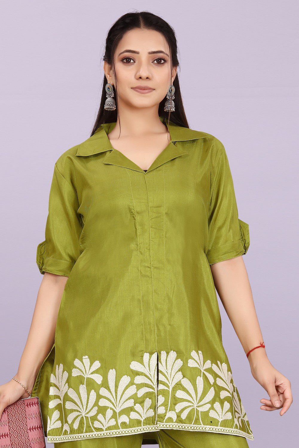 Women’s Premium Embroidered Co-Ord Set with Palazzo Pants | Ethnic Party Wear for Women
