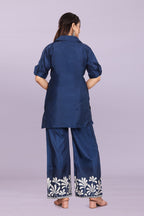 Women’s Premium Embroidered Co-Ord Set with Palazzo Pants | Ethnic Party Wear for Women