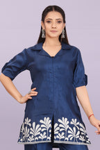 Women’s Premium Embroidered Co-Ord Set with Palazzo Pants | Ethnic Party Wear for Women