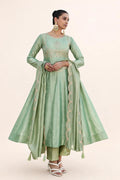 Mint Green Anarkali Suit Set for Women – Festive & Party Wear
