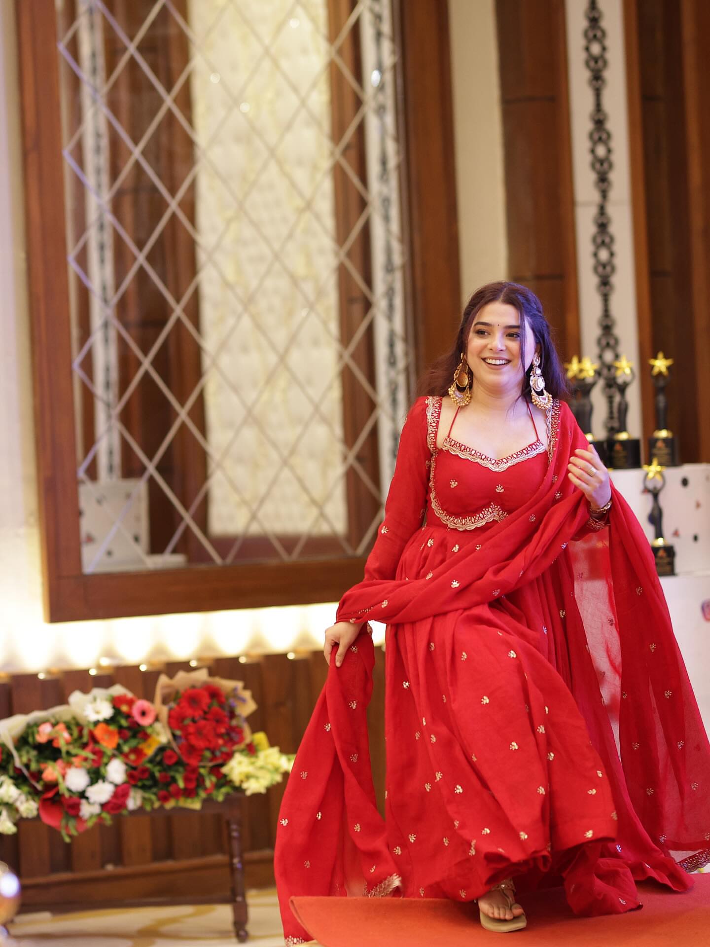 Embroidered Georgette Anarkali Suit with Dupatta – Party & Festive Wear
