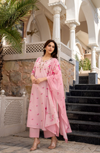 Lemon Yellow Floral Kurta Set with Dupatta – Casual & Festive Wear