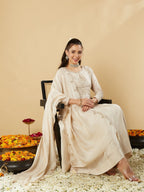 Mint Green Anarkali Suit Set for Women – Festive & Party Wear